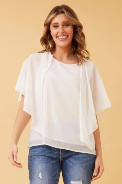 LEILANI SPLIT SLEEVE TOP -Femme Connection Sales 701a3fde81e748cb355785ead16240a9