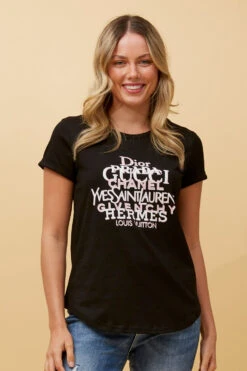 ASTRA GRAPHIC PRINT TSHIRT -Femme Connection Sales 72016833b15db926fb6806c1ec178538