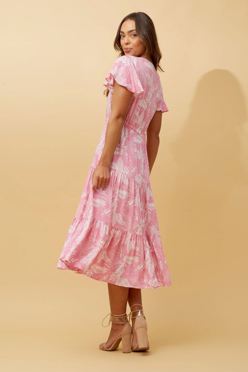 LISDON LEAF PRINT DRESS 8 LISDON LEAF PRINT DRESS - Image 6