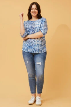 TARA ABSTRACT BOHO TOP 13 TARA ABSTRACT BOHO TOP -Femme Connection Sales 7398754994e3ec25e3f14fb323cd9ff1