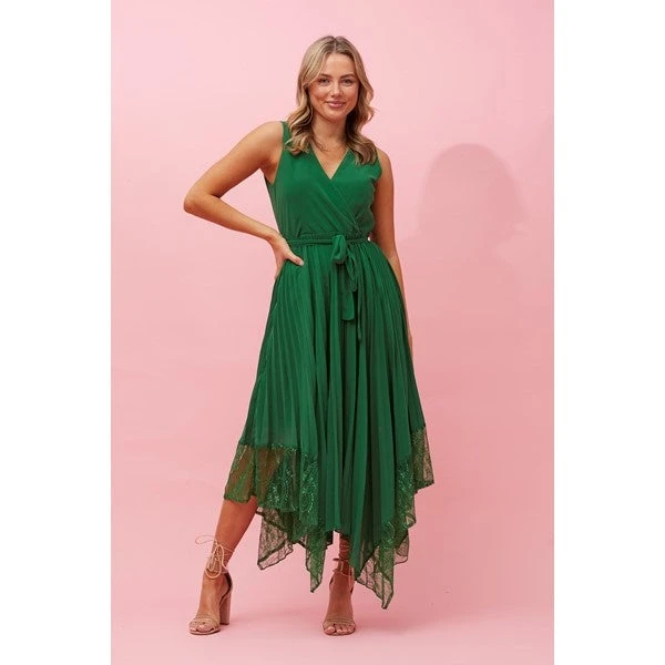 MADISON SLEEVELESS PLEATED DRESS 17 MADISON SLEEVELESS PLEATED DRESS - Image 15