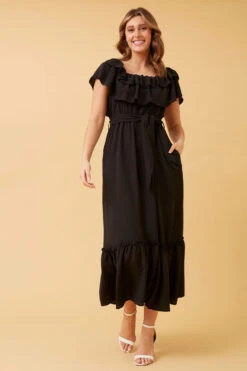 MAXINE OFF SHOULDER MAXI DRESS -Femme Connection Sales 75b8796d5656e5bd93ed8d9934c715d8