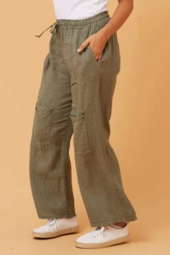 WYATT LINEN PANTS -Femme Connection Sales 7624780652fbe0bcd70ed6540fd15563