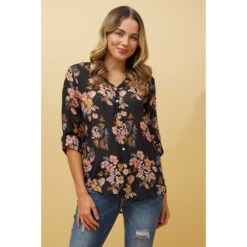 TAMARA FLORAL SHIRT -Femme Connection Sales 7630a24f70deaa3f33d0417ead0e69d7