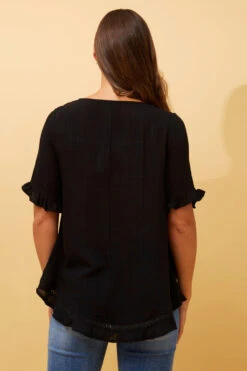 JAYDON LACE TRIM TOP 28 JAYDON LACE TRIM TOP -Femme Connection Sales 768d65ebcb7c966371ab445d6bd7188e