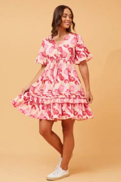 ASHWINA FLORAL SHORT DRESS -Femme Connection Sales 769b5f03cbc0efea075adb3310ac20cb 3b50f303 e7fd 4397 b670 9dd9eb5e39a8