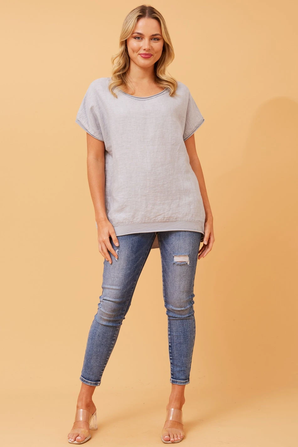 NERIDA LUREX LINEN TOP 6 NERIDA LUREX LINEN TOP - Image 4