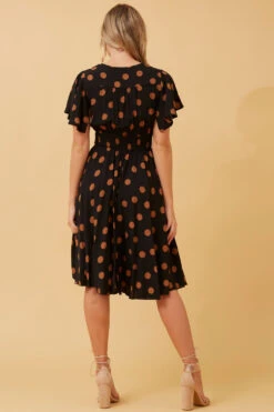 SANDY POLKA DOT SHORT DRESS -Femme Connection Sales 77debc4f6ad95db723910376c2703629