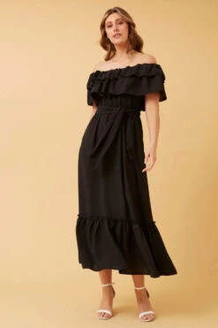 MAXINE OFF SHOULDER MAXI DRESS -Femme Connection Sales 77f75f1361ce1ab89881b15ae38bae03