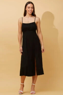 CHANTELLE LINEN MIDI DRESS -Femme Connection Sales 789f9b2b2da14c4a93e8c9ea8b63b6e6