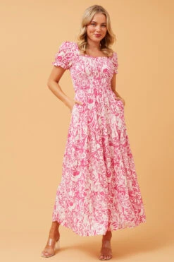 ASHTON ABSTRACT PRINT MAXI DRESS -Femme Connection Sales 797267c71efbbc319c6150d72a46db71