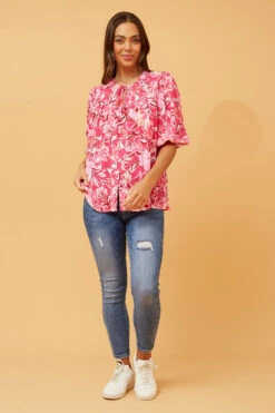 SELENA FLORAL PUFF SLEEVE SHIRT 13 SELENA FLORAL PUFF SLEEVE SHIRT -Femme Connection Sales 79758b9cee742a6335c53a2dd690458d 91624cbd 2750 4e3b 8baf 3064c53ba6ba
