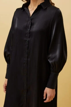 GERTIE SATIN SHIRT MIDI DRESS 15 GERTIE SATIN SHIRT MIDI DRESS -Femme Connection Sales 7986ec2b60d7353a63c0ab3dcce137f6