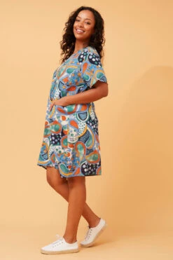 VINE ABSTRACT PRINT SHIFT DRESS -Femme Connection Sales 7adf44e2dc2daa51db9104e311a32618 93233960 7d12 4fac a02b 8b559f7a8d2e