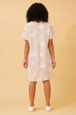RIMA POLKA DOT LINEN DRESS -Femme Connection Sales 7be0e329b3c52b843a35dbbe1a0bacf3
