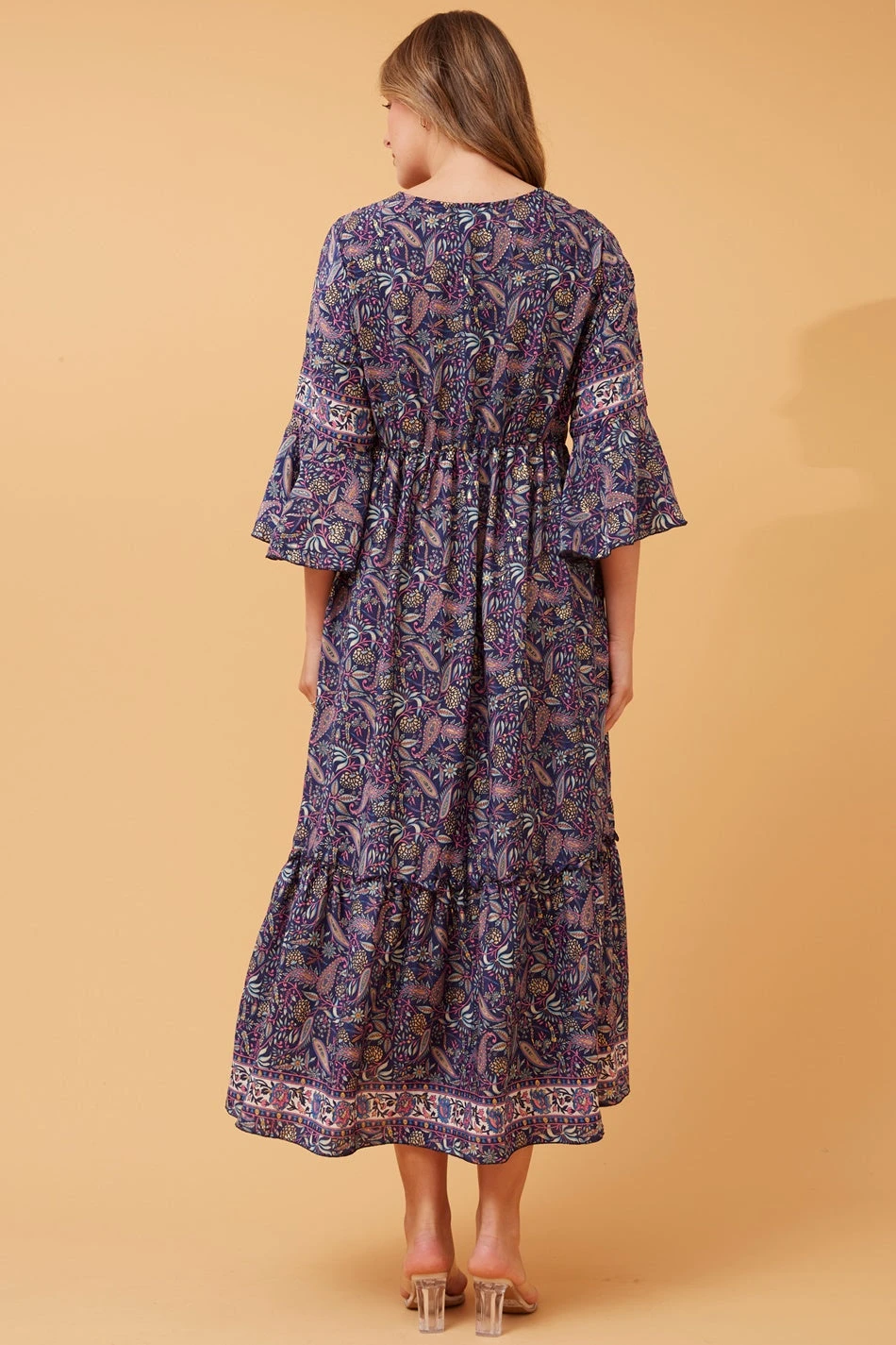 TRINA PAISLEY BOHO MAXI DRESS 9 TRINA PAISLEY BOHO MAXI DRESS - Image 7