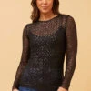 LEISEL SEQUIN TOP -Femme Connection Sales 7bed8e28eebeb920fe853e2677216ea6