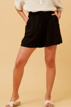 HAYLO PAPERBAG LINEN SHORTS 16 HAYLO PAPERBAG LINEN SHORTS -Femme Connection Sales 7c171b09e32438eac2de578f8ba4af33