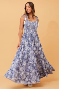 NIRA TIERED MAXI DRESS