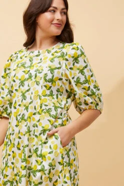 DOROTHY LEMON PRINT LINEN DRESS -Femme Connection Sales 7c852f6d01d11188db29986172e14547 8de0785f aadf 459f a115 4b3acbf74da4