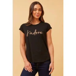 COCO JADORE GRAPHIC TEE -Femme Connection Sales 7d30c92a3cf6f557f98277d58bbc0654