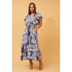 GEMALLA PATCHWORK BOHO MAXI DRESS -Femme Connection Sales 7dacde39e76fa2031280733f5e5e6ef6