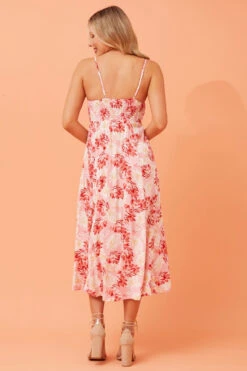 CHANTELLE FLORAL MIDI DRESS -Femme Connection Sales 7e011f768b056e3a00ddbb3e79b80dc4