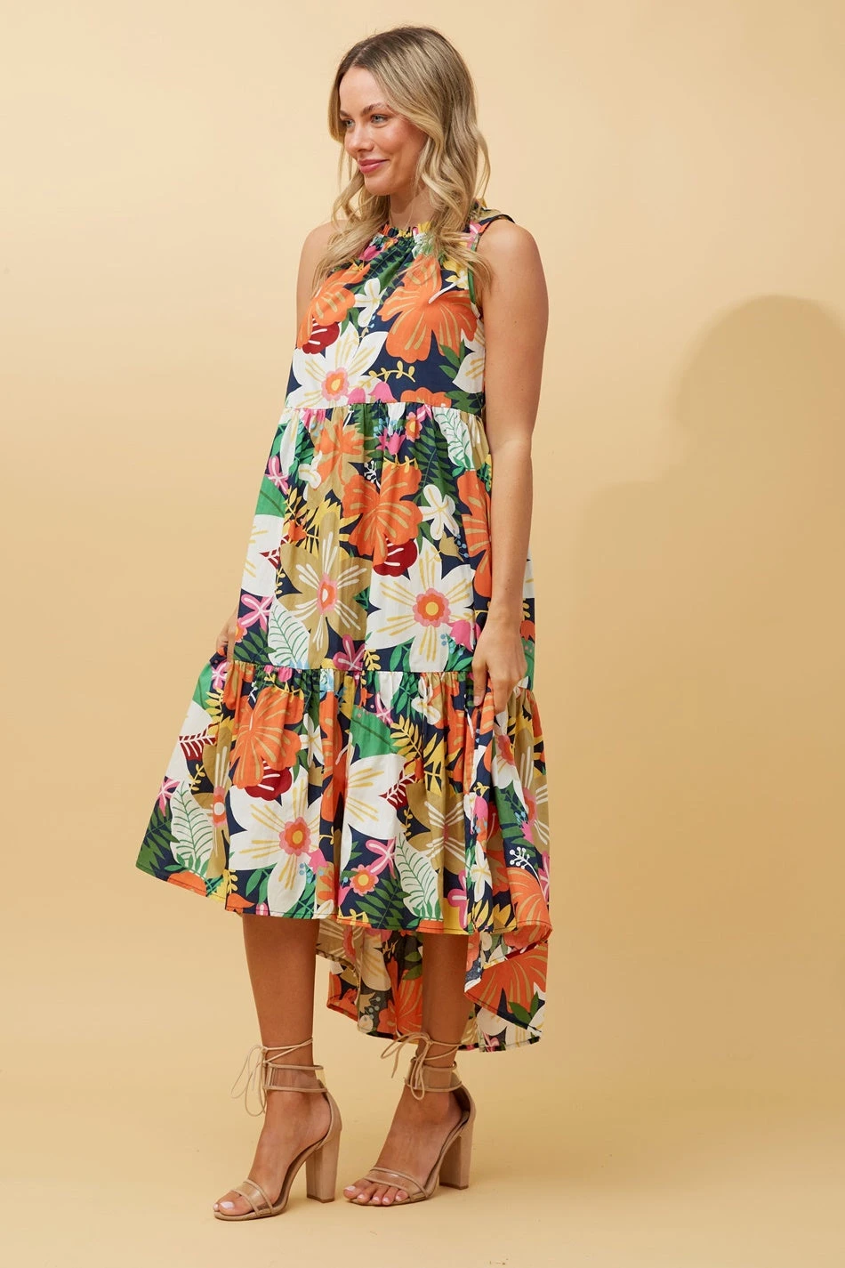 DREW FLORAL TRAPEZE DRESS 9 DREW FLORAL TRAPEZE DRESS - Image 7
