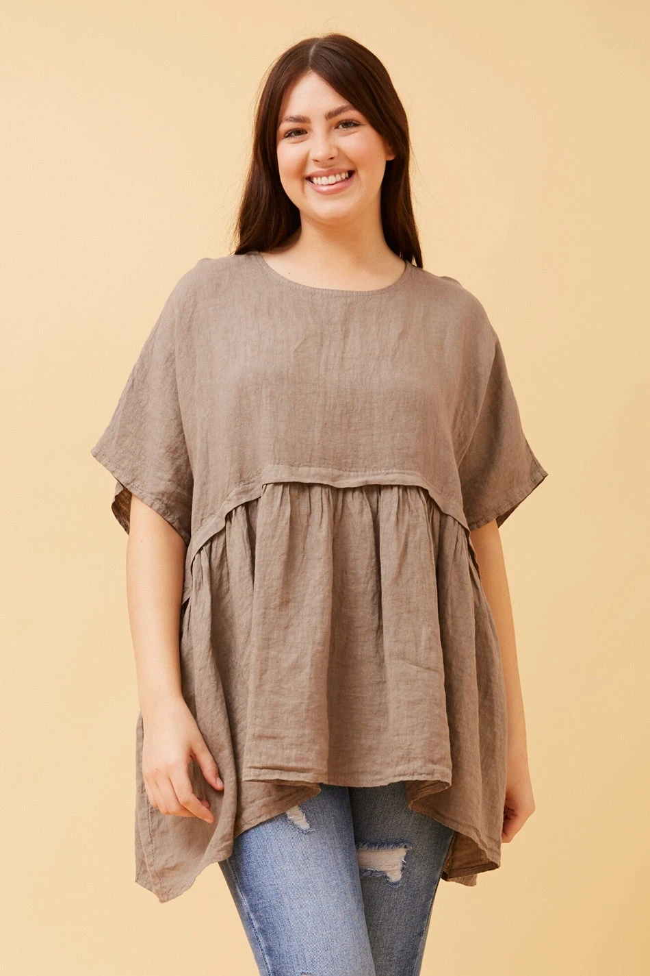 FAYOLA OVERSIZED LINEN TOP 9 FAYOLA OVERSIZED LINEN TOP - Image 7