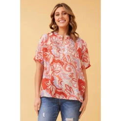 ARCHANA FLORAL BOHO TOP -Femme Connection Sales 7f101fc21eeed32916ef8e3cacd34e3c