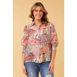 ISHLA FLORAL BOHO SHIRT -Femme Connection Sales 7f3d1e605033c4e82ea3f016ba231a0f