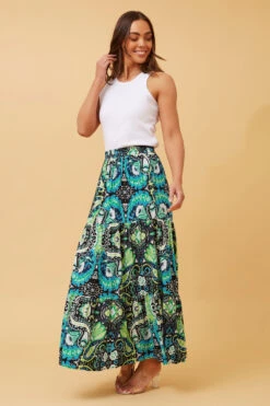 DORIAN FLORAL BOHO MAXI SKIRT 16 DORIAN FLORAL BOHO MAXI SKIRT -Femme Connection Sales 7fd9e9fbc2f4ca1661342406903b69dd
