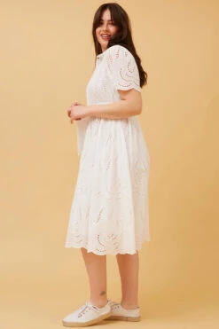 ABIGAIL BRODERIE ANGLAISE SHIRT DRESS -Femme Connection Sales 7fdc0b8e31de4293fad7235100d94aa7