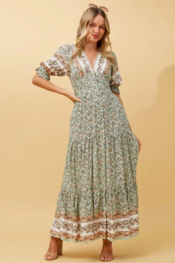 ELSIE FLORAL BOHO MAXI DRESS -Femme Connection Sales 8038e53280c025308dd872087000bbf3