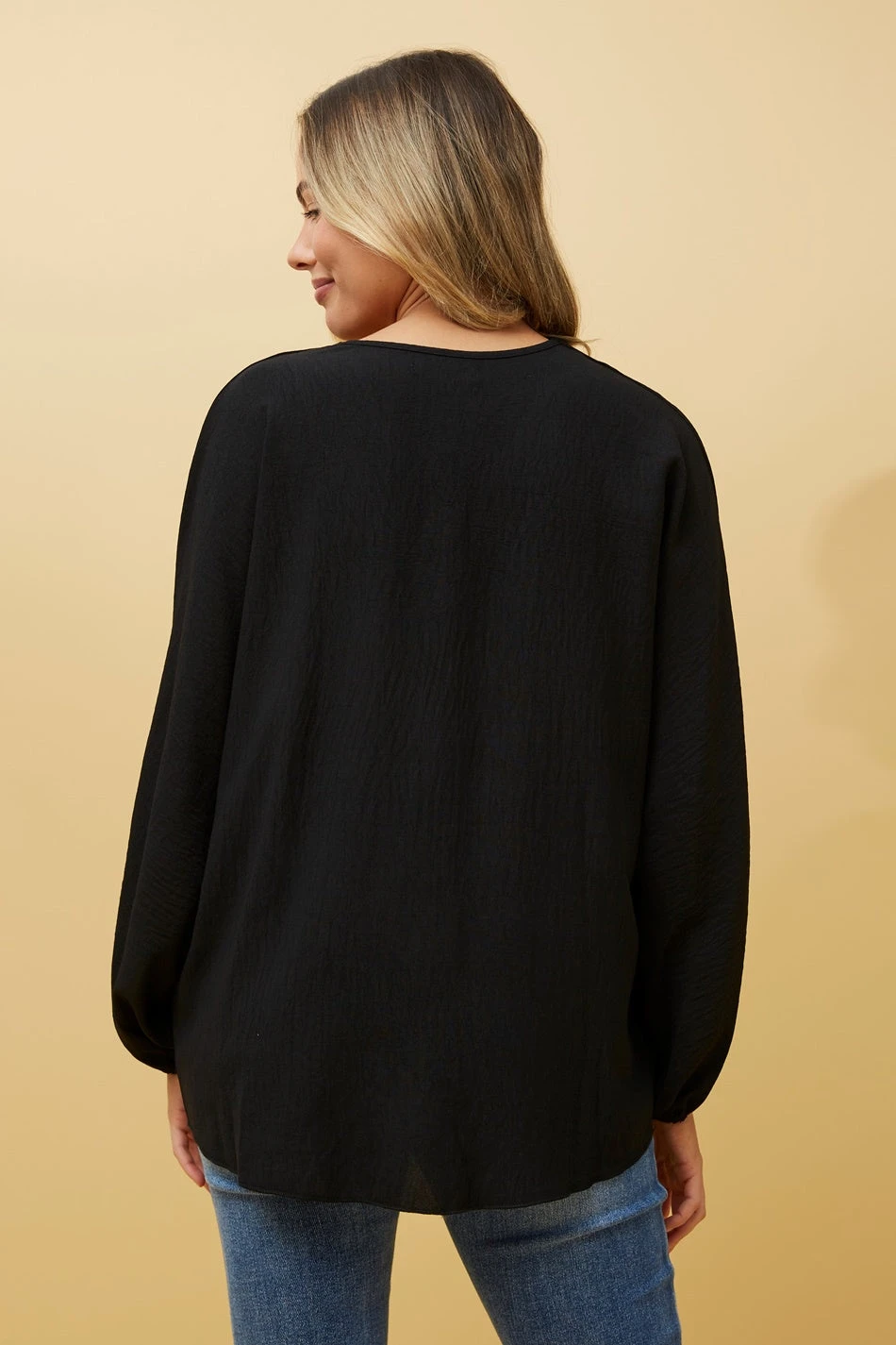 GLENN BATWING SLEEVE FRONT KNOT TOP 8 GLENN BATWING SLEEVE FRONT KNOT TOP - Image 6