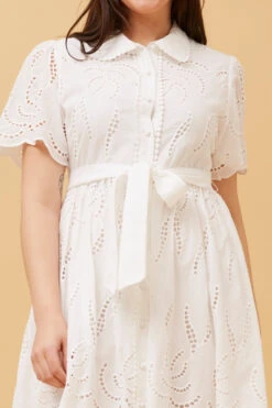 ABIGAIL BRODERIE ANGLAISE SHIRT DRESS -Femme Connection Sales 809e0ab83c22aa357ab7db2ca691594a