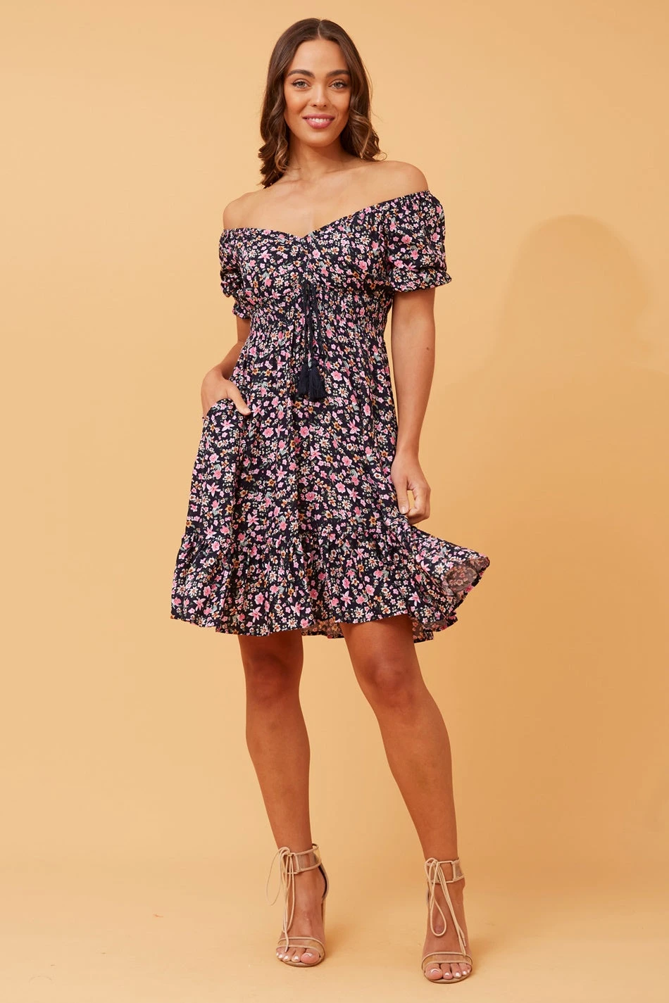 JAISY DITSY FLORAL SHORT DRESS 8 JAISY DITSY FLORAL SHORT DRESS - Image 6