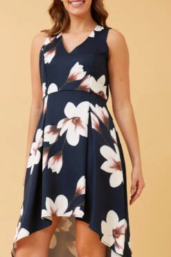 DIVA HI LOW FLORAL DRESS -Femme Connection Sales 8120527c9f801941b910faa64b3d441c