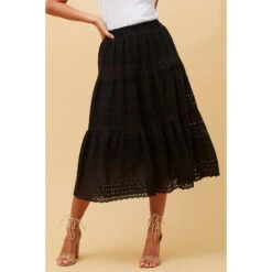 ZANITA BRODERIE ANGLAISE SKIRT -Femme Connection Sales 823f3ea1b175b07a8ae69c704e33fa4d