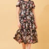 MERRY FLORAL MIDI DRESS -Femme Connection Sales 825fe0903b7bcdee2898bb265a154e4f