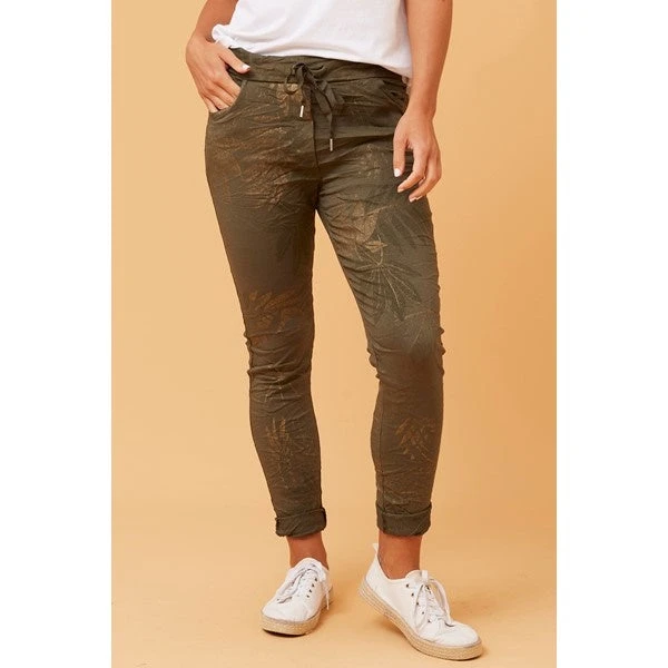 JANJA FOIL PRINT JOGGER PANTS 10 JANJA FOIL PRINT JOGGER PANTS - Image 8