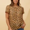VITTIE ANIMAL FOIL PRINT TOP 1 VITTIE ANIMAL FOIL PRINT TOP -Femme Connection Sales 82c6cc1929c45b33405d826019ce6f74