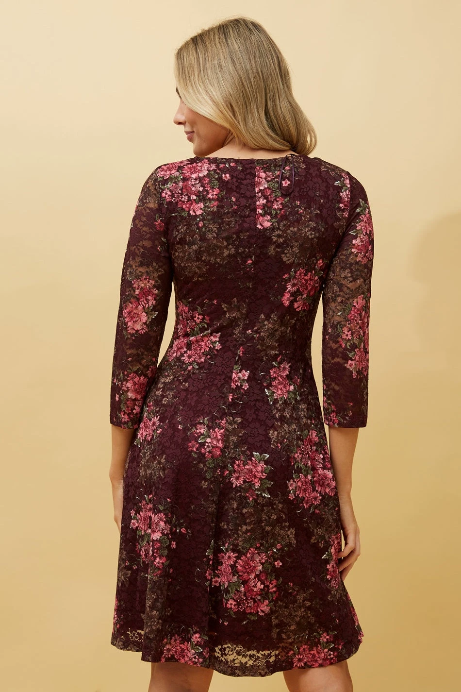 CAMILA FLORAL LACE SHORT DRESS 8 CAMILA FLORAL LACE SHORT DRESS - Image 6