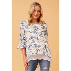 RUMI DOUBLE LAYER FLORAL TOP 15 RUMI DOUBLE LAYER FLORAL TOP -Femme Connection Sales 845449123263873075004cb0e5c10a98