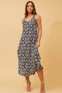 UMBRELLA FLORAL MIDI DRESS -Femme Connection Sales 84b3138fae7e2a6940c6e12ce3e4f915