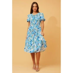 SIREN FLORAL MIDI DRESS -Femme Connection Sales 85dc1990d36bcf138df96ec6e09b37f0