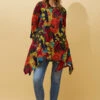 HOSHI JUNGLE PRINT TUNIC TOP 2 HOSHI JUNGLE PRINT TUNIC TOP -Femme Connection Sales 8656a3534a640c313ed52e420e839174