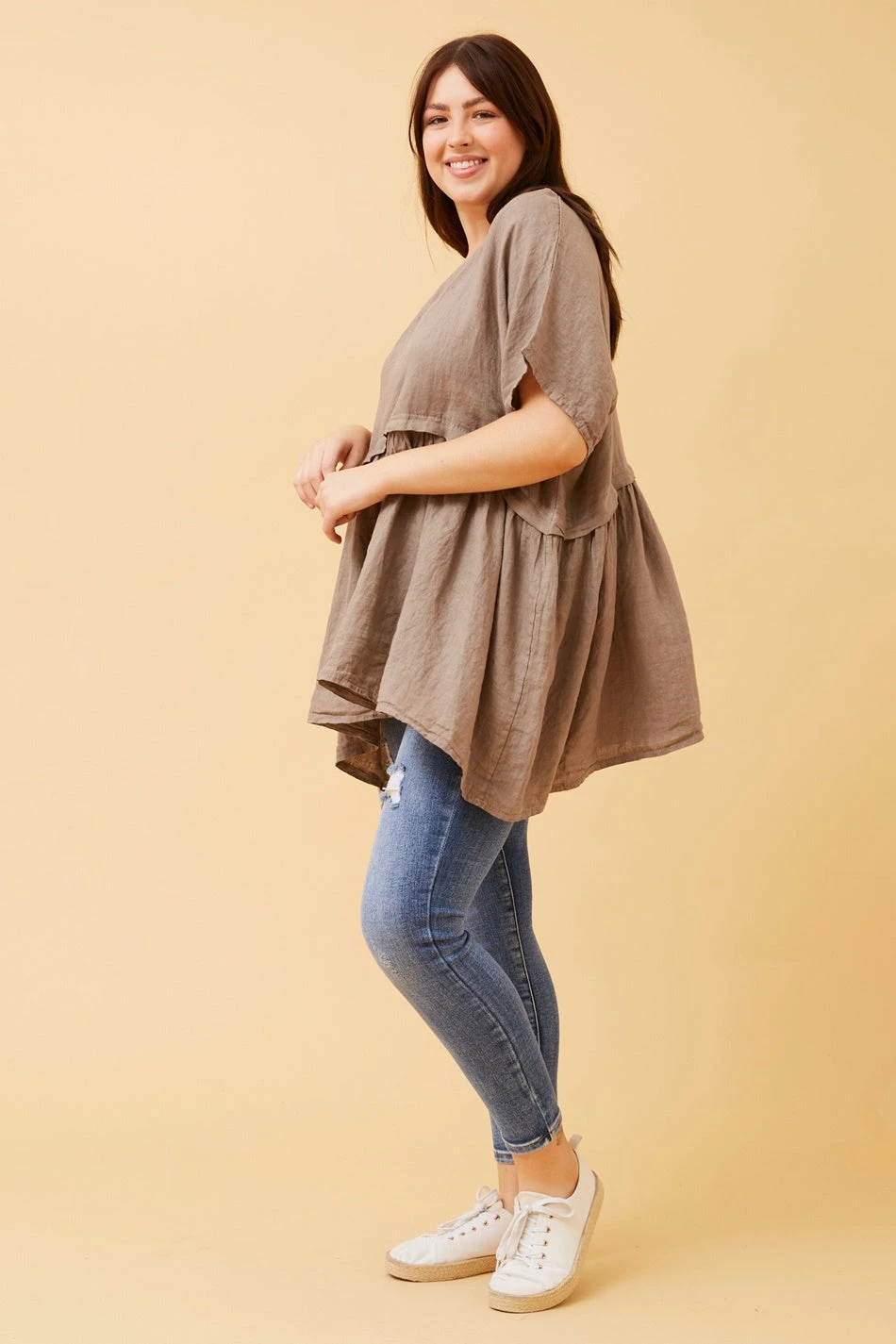 FAYOLA OVERSIZED LINEN TOP 11 FAYOLA OVERSIZED LINEN TOP - Image 9