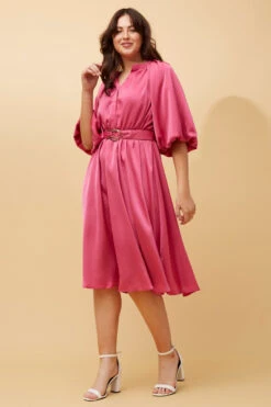 QUEENIE SATIN MIDI DRESS 17 QUEENIE SATIN MIDI DRESS -Femme Connection Sales 87b4616fbc986d02fd31d7281b94d691