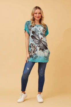EXCELINA DRAGONFLY PRINT TOP 22 EXCELINA DRAGONFLY PRINT TOP -Femme Connection Sales 87ce2b8f3292a756a4d9fc2144e393ab